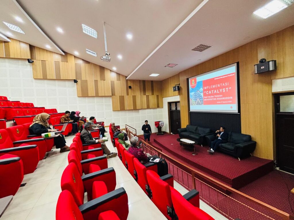 Implementasi Program “CATALYST” di Faperta Unhas Dorong Penguatan Publikasi Ilmiah